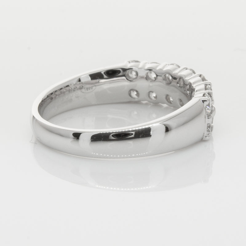 18ct White Gold 1.00ct Diamond Apollo Ring-Ring-Walker & Hall