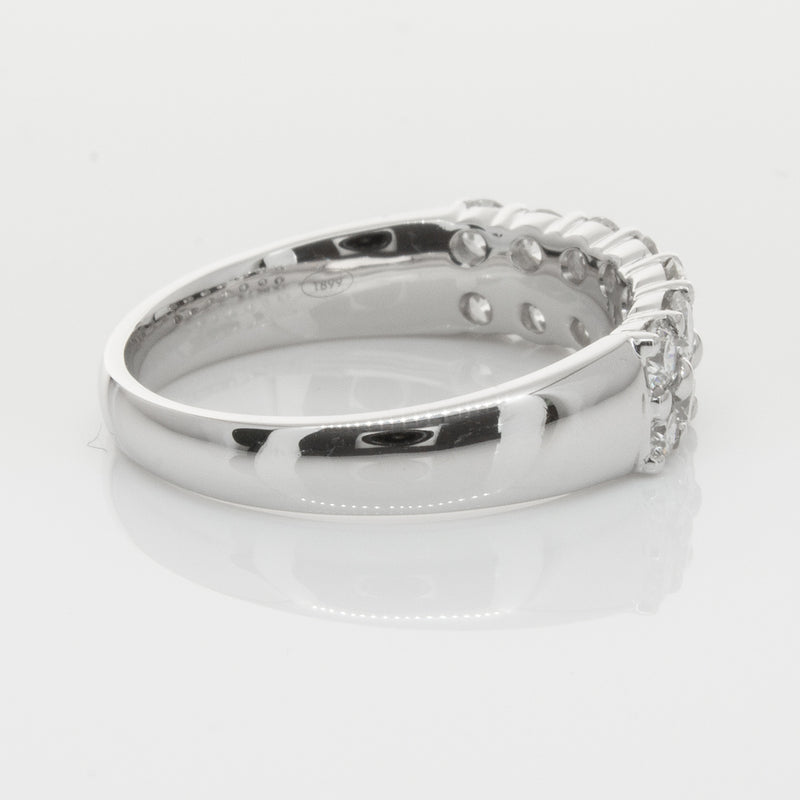 18ct White Gold 1.00ct Diamond Apollo Ring-Ring-Walker & Hall