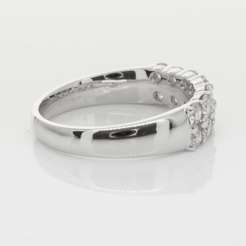 18ct White Gold 1.00ct Diamond Apollo Ring-Ring-Walker & Hall