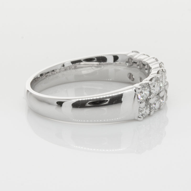 18ct White Gold 1.00ct Diamond Apollo Ring-Ring-Walker & Hall