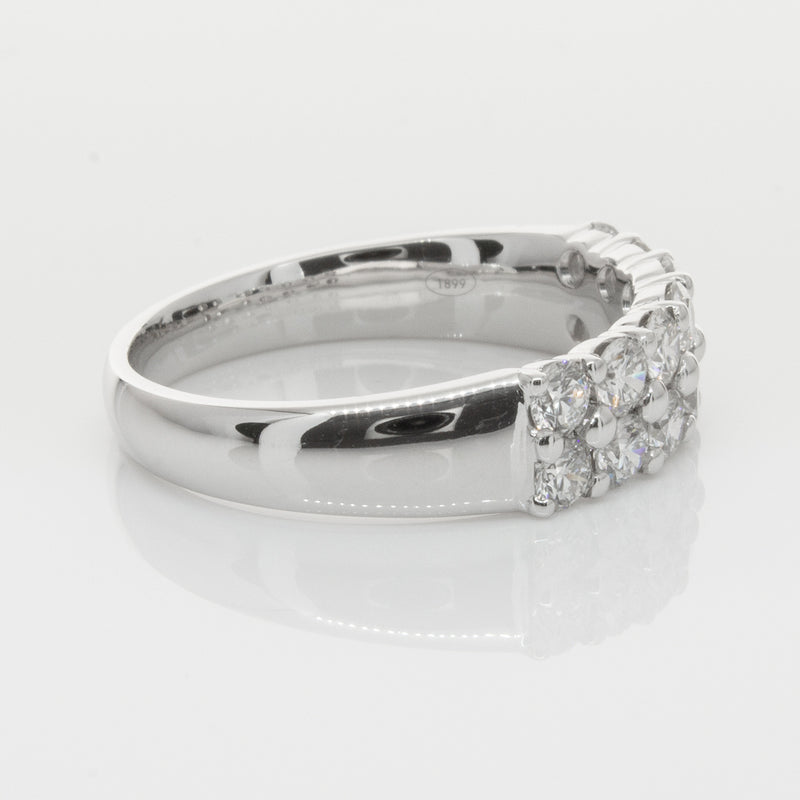 18ct White Gold 1.00ct Diamond Apollo Ring-Ring-Walker & Hall