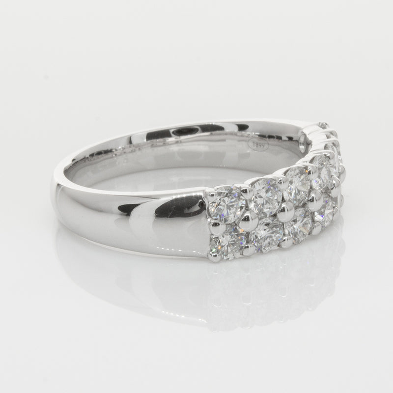 18ct White Gold 1.00ct Diamond Apollo Ring-Ring-Walker & Hall