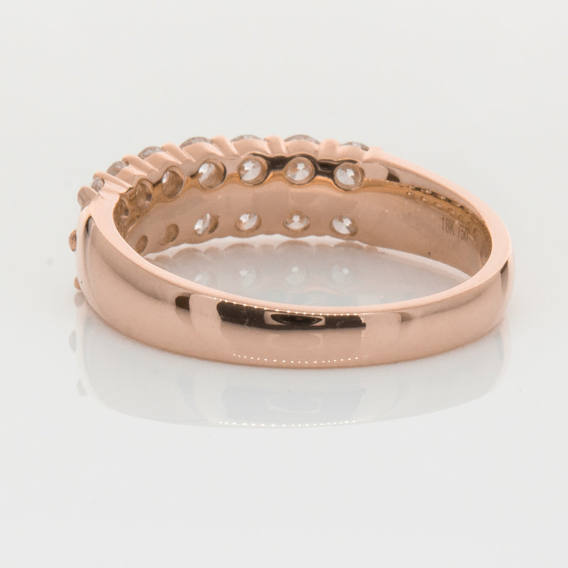 18ct Rose Gold 1.00ct Diamond Apollo Ring-Ring-Walker & Hall