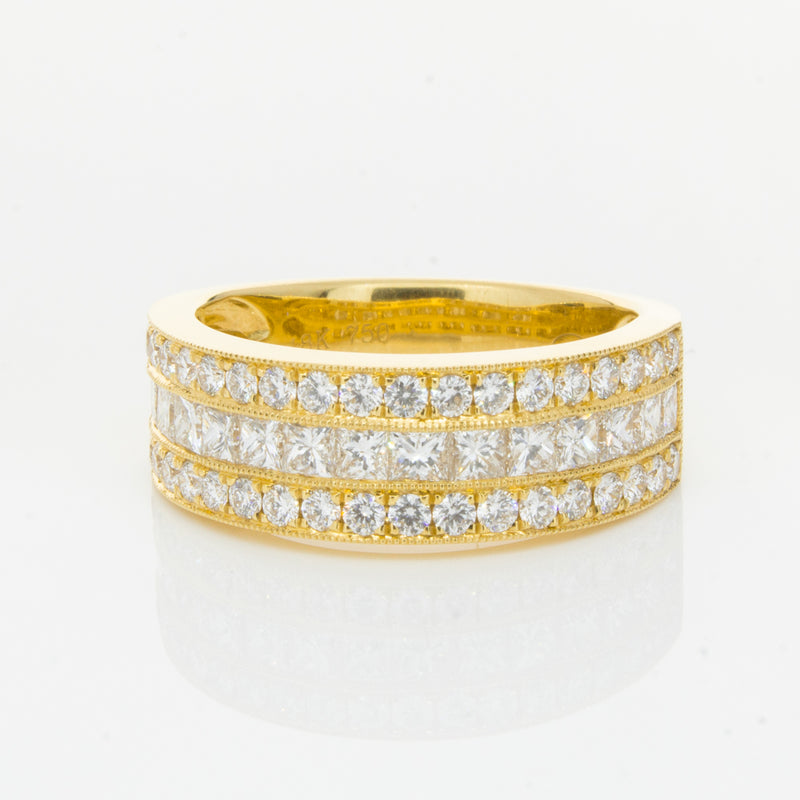 18ct Yellow Gold 1.41ct Diamond Legacy Ring-Ring-Walker & Hall