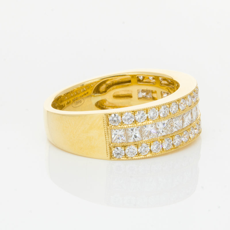 18ct Yellow Gold 1.41ct Diamond Legacy Ring-Ring-Walker & Hall