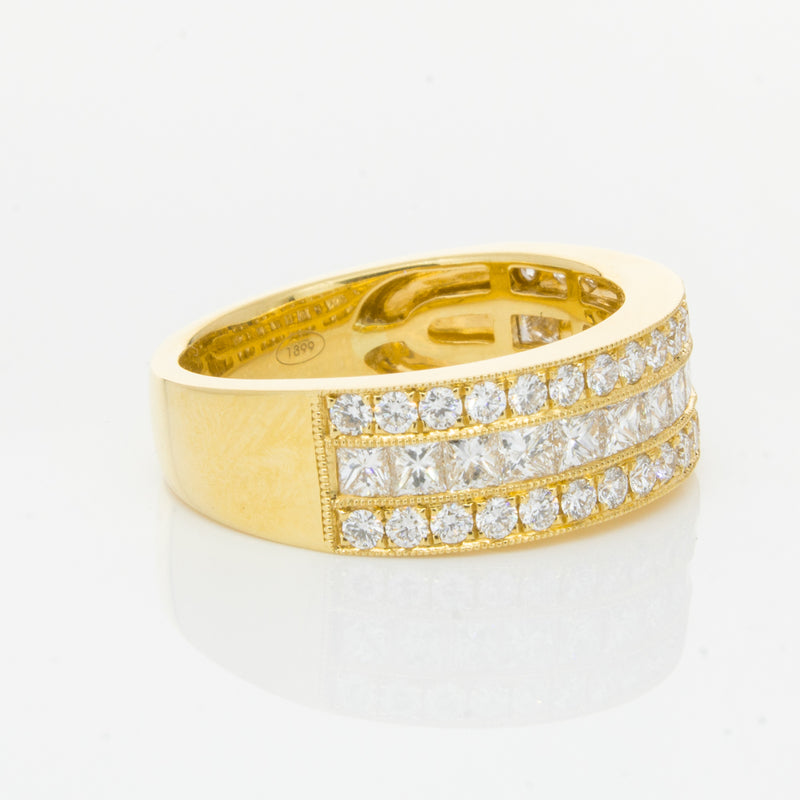 18ct Yellow Gold 1.41ct Diamond Legacy Ring-Ring-Walker & Hall