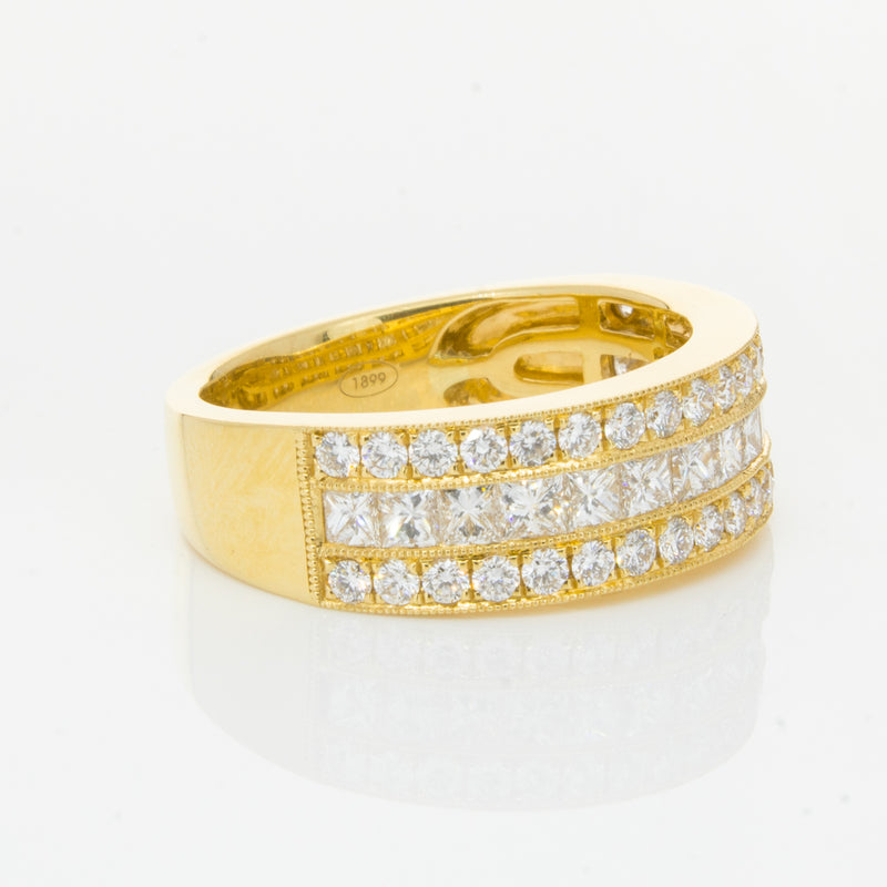18ct Yellow Gold 1.41ct Diamond Legacy Ring-Ring-Walker & Hall