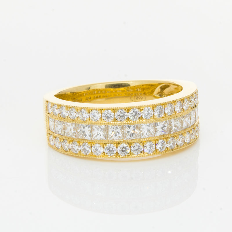 18ct Yellow Gold 1.41ct Diamond Legacy Ring-Ring-Walker & Hall
