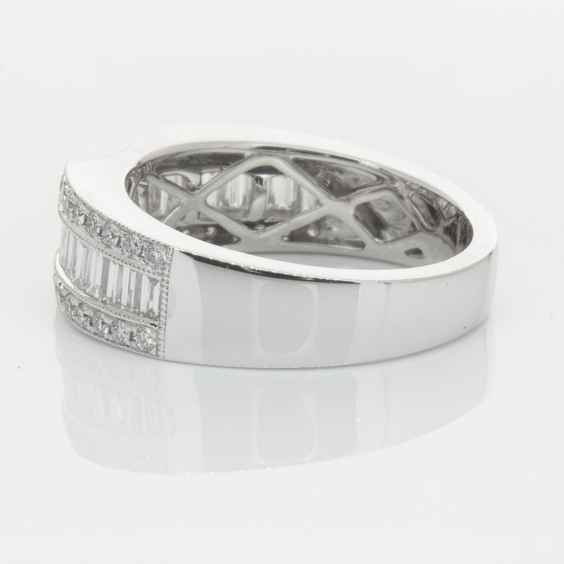 18ct White Gold Diamond Imperial Ring-Ring-Walker & Hall