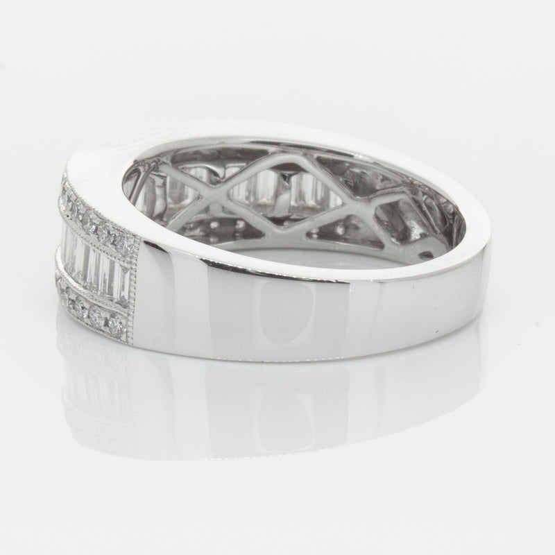 18ct White Gold Diamond Imperial Ring-Ring-Walker & Hall