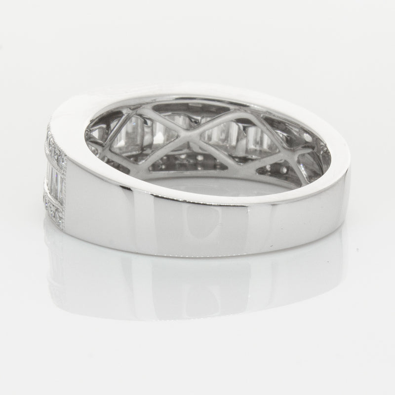 18ct White Gold Diamond Imperial Ring-Ring-Walker & Hall