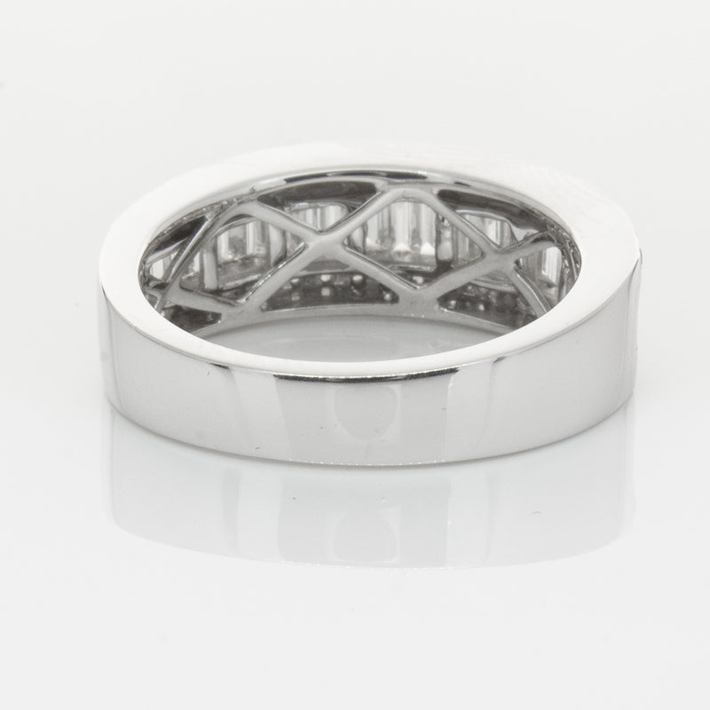 18ct White Gold Diamond Imperial Ring-Ring-Walker & Hall