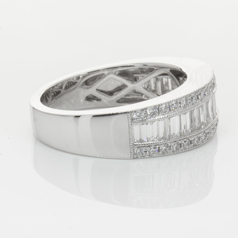 18ct White Gold Diamond Imperial Ring-Ring-Walker & Hall