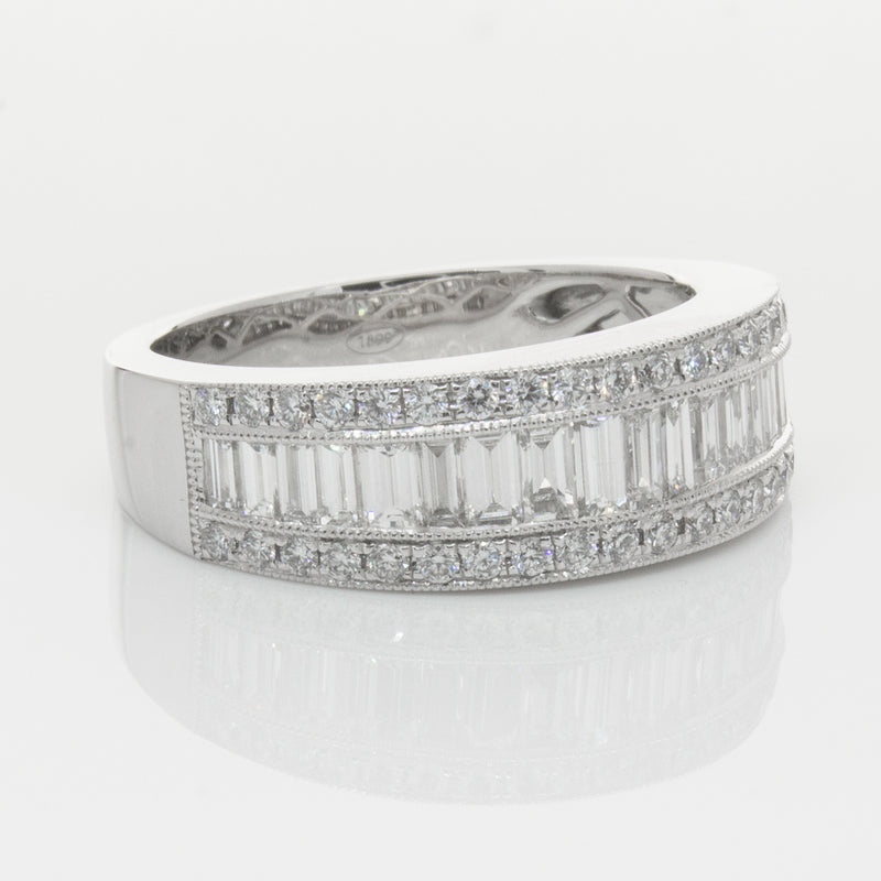 18ct White Gold Diamond Imperial Ring-Ring-Walker & Hall