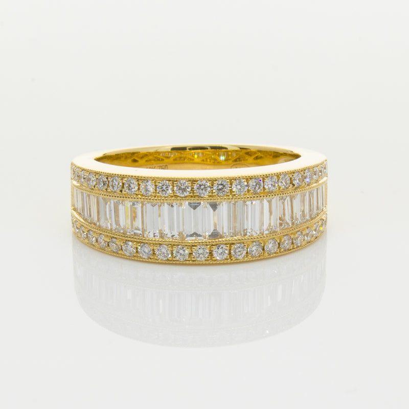 18ct Yellow Gold 1.29ct Diamond Imperial Ring-Ring-Walker & Hall