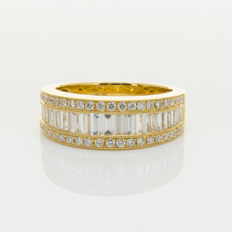 18ct Yellow Gold 1.29ct Diamond Imperial Ring-Ring-Walker & Hall