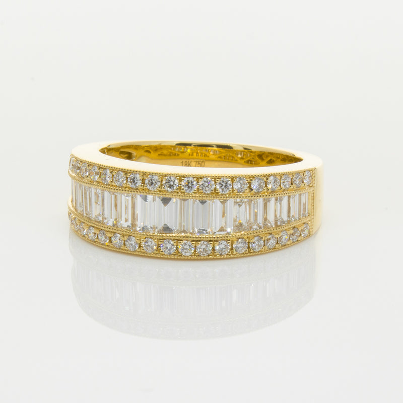 18ct Yellow Gold 1.29ct Diamond Imperial Ring-Ring-Walker & Hall