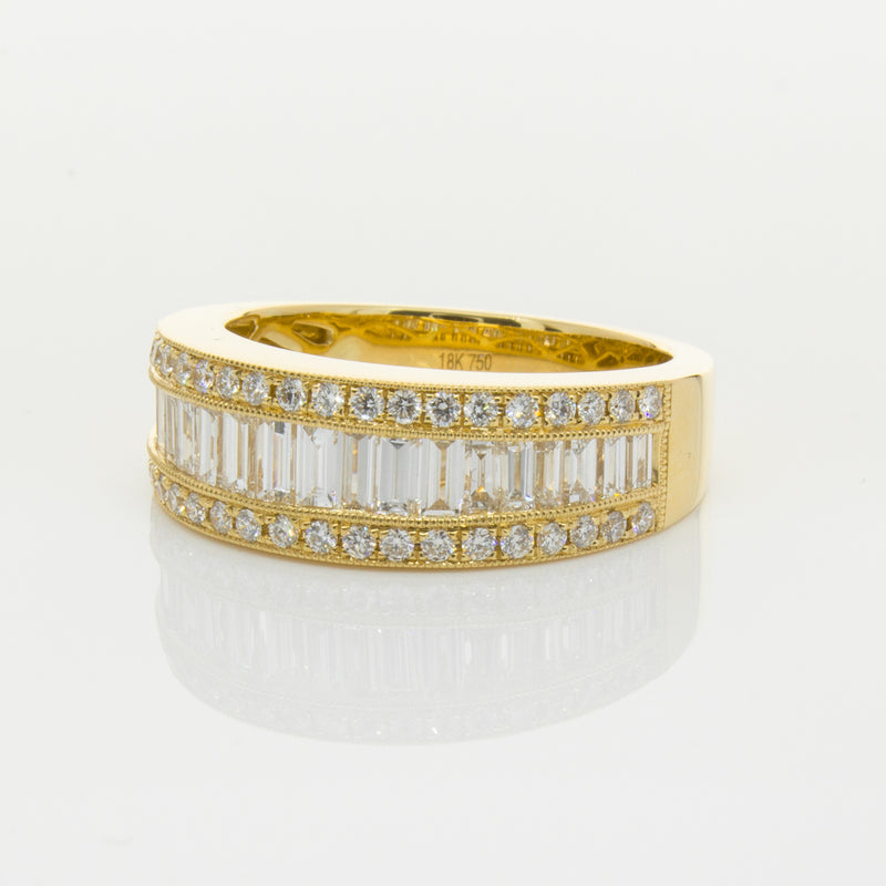 18ct Yellow Gold 1.29ct Diamond Imperial Ring-Ring-Walker & Hall