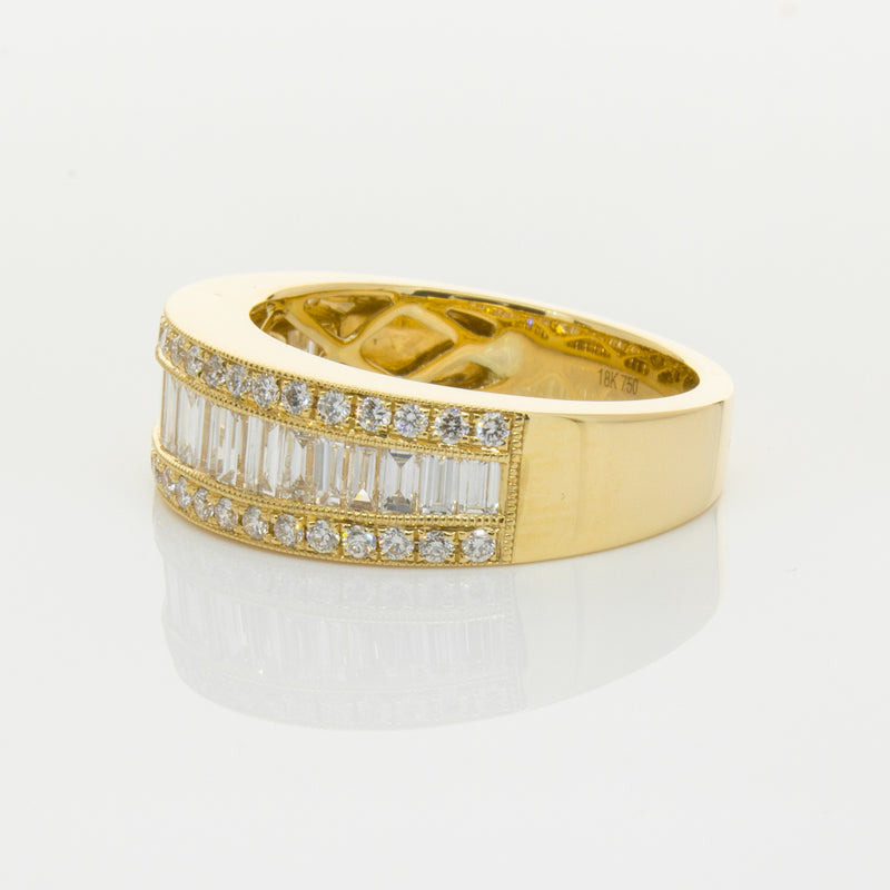 18ct Yellow Gold 1.29ct Diamond Imperial Ring-Ring-Walker & Hall