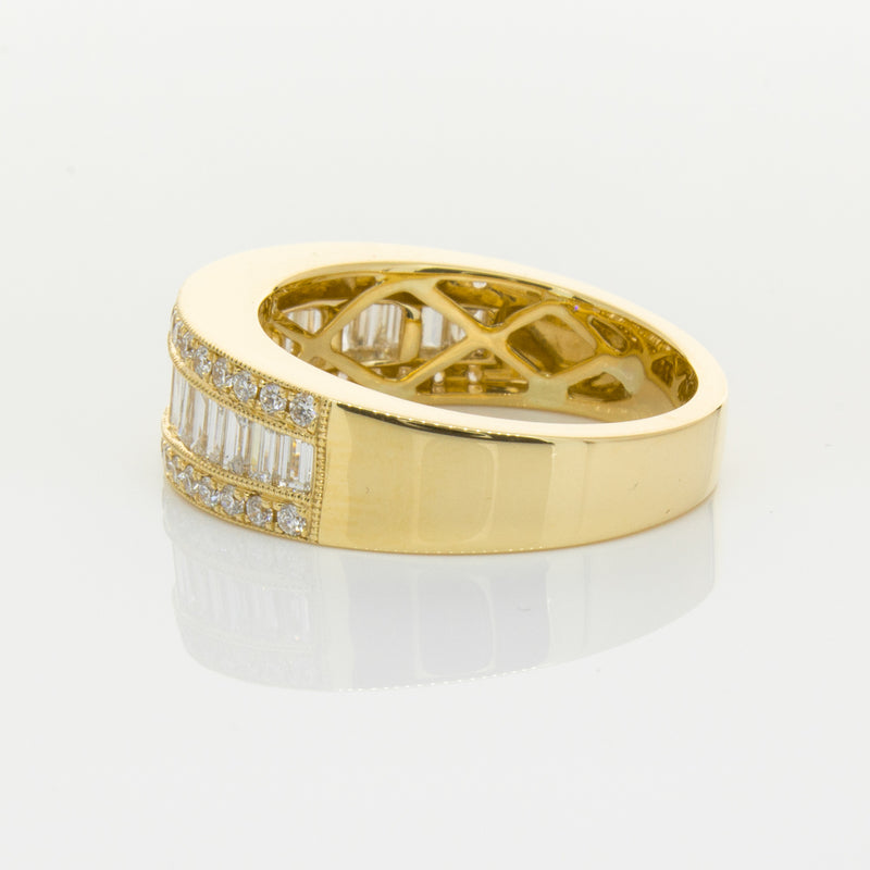 18ct Yellow Gold 1.29ct Diamond Imperial Ring-Ring-Walker & Hall