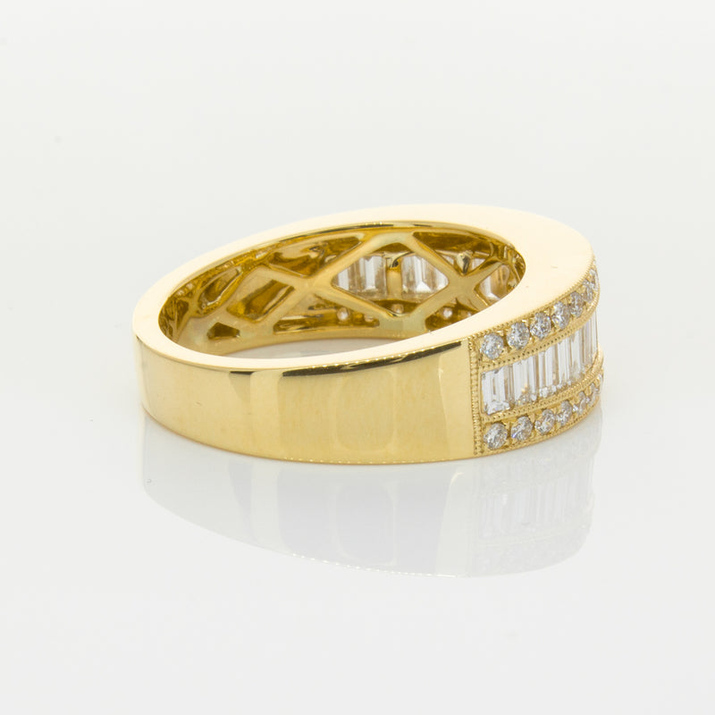 18ct Yellow Gold 1.29ct Diamond Imperial Ring-Ring-Walker & Hall