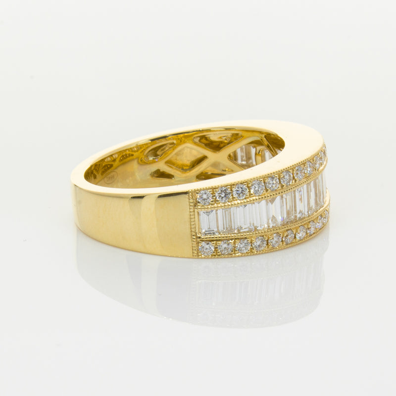 18ct Yellow Gold 1.29ct Diamond Imperial Ring-Ring-Walker & Hall