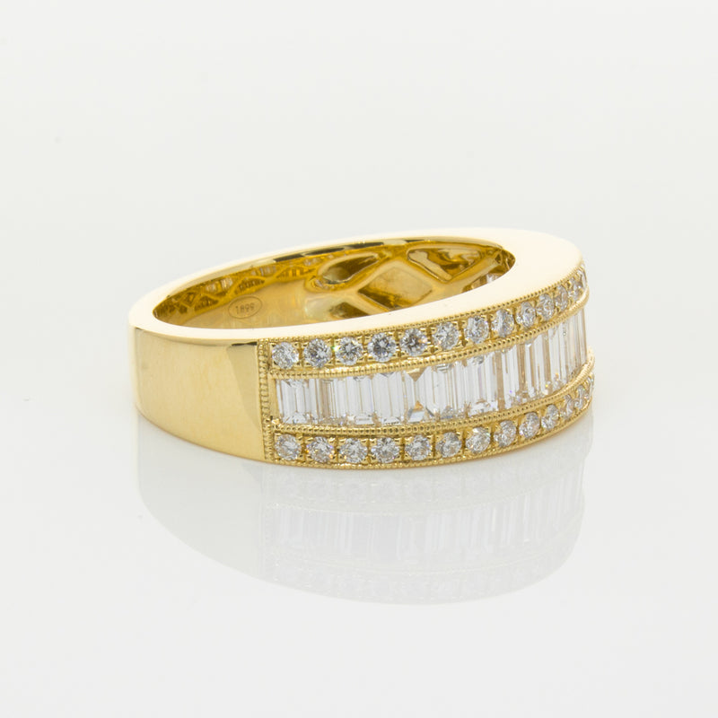 18ct Yellow Gold 1.29ct Diamond Imperial Ring-Ring-Walker & Hall