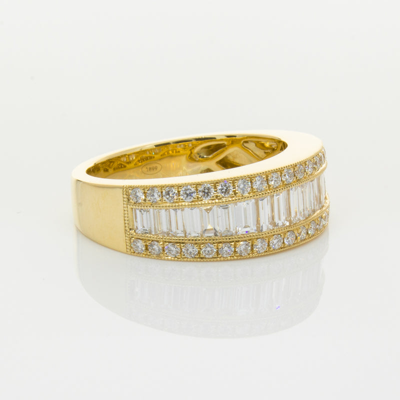 18ct Yellow Gold 1.29ct Diamond Imperial Ring-Ring-Walker & Hall