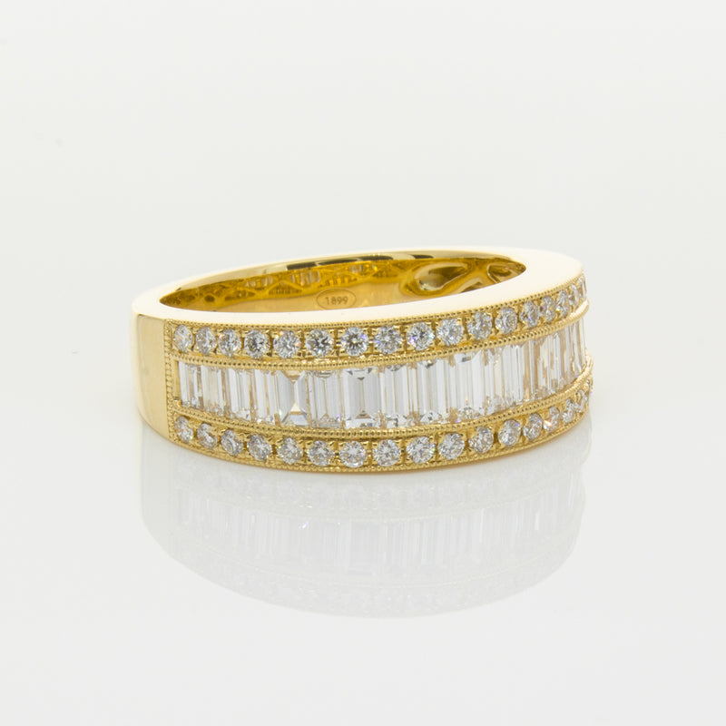 18ct Yellow Gold 1.29ct Diamond Imperial Ring-Ring-Walker & Hall