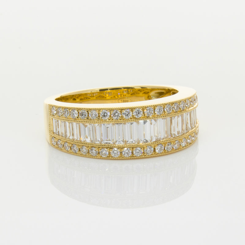 18ct Yellow Gold 1.29ct Diamond Imperial Ring-Ring-Walker & Hall