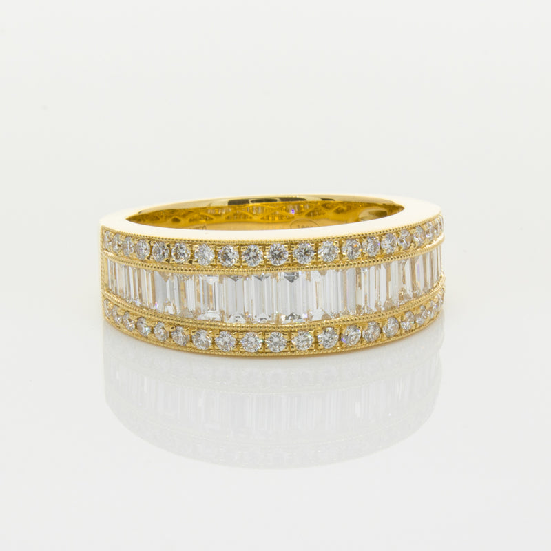 18ct Yellow Gold 1.29ct Diamond Imperial Ring-Ring-Walker & Hall