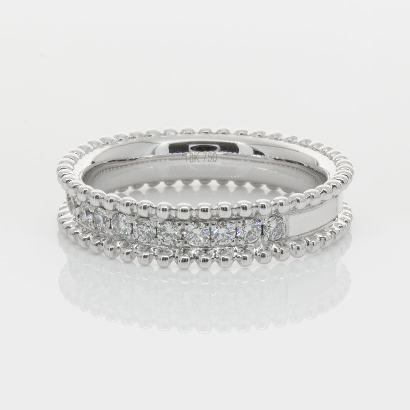 18ct White Gold .32ct Diamond Juno Ring-Ring-Walker & Hall