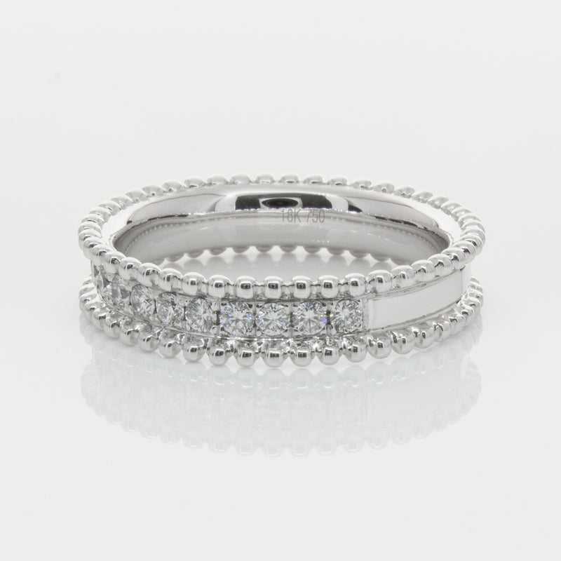 18ct White Gold .32ct Diamond Juno Ring-Ring-Walker & Hall