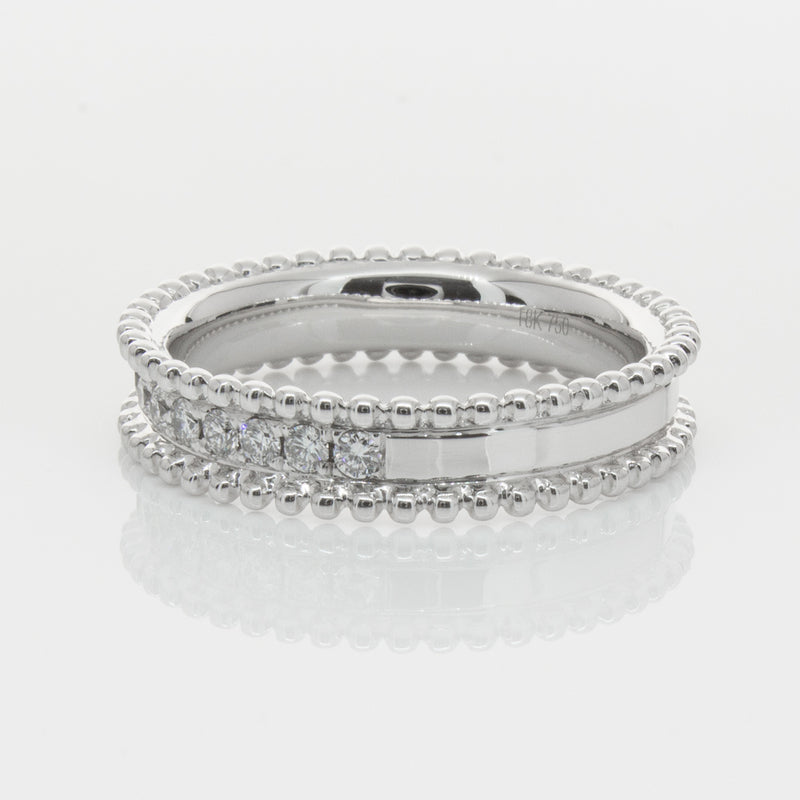 18ct White Gold .32ct Diamond Juno Ring-Ring-Walker & Hall