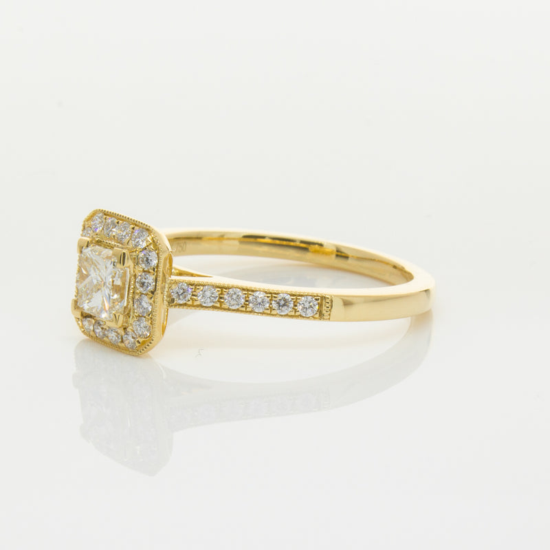 18ct Yellow Gold .50ct Diamond Mandalay Ring-Ring-Walker & Hall