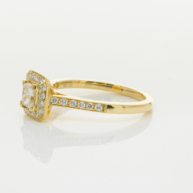 18ct Yellow Gold .50ct Diamond Mandalay Ring-Ring-Walker & Hall