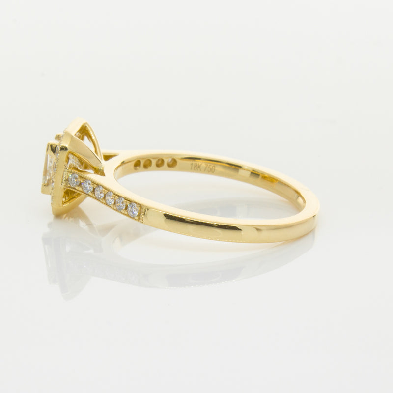 18ct Yellow Gold .50ct Diamond Mandalay Ring-Ring-Walker & Hall