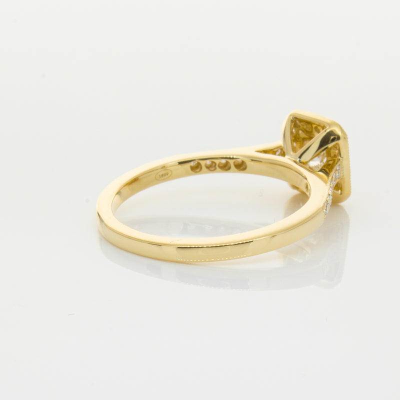 18ct Yellow Gold .50ct Diamond Mandalay Ring-Ring-Walker & Hall