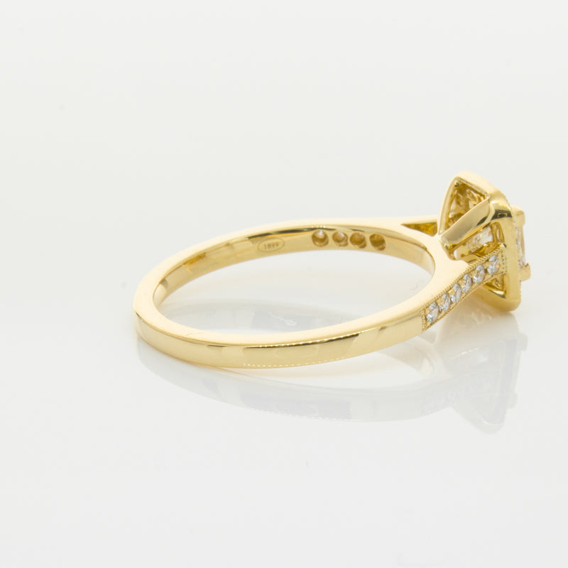 18ct Yellow Gold .50ct Diamond Mandalay Ring-Ring-Walker & Hall