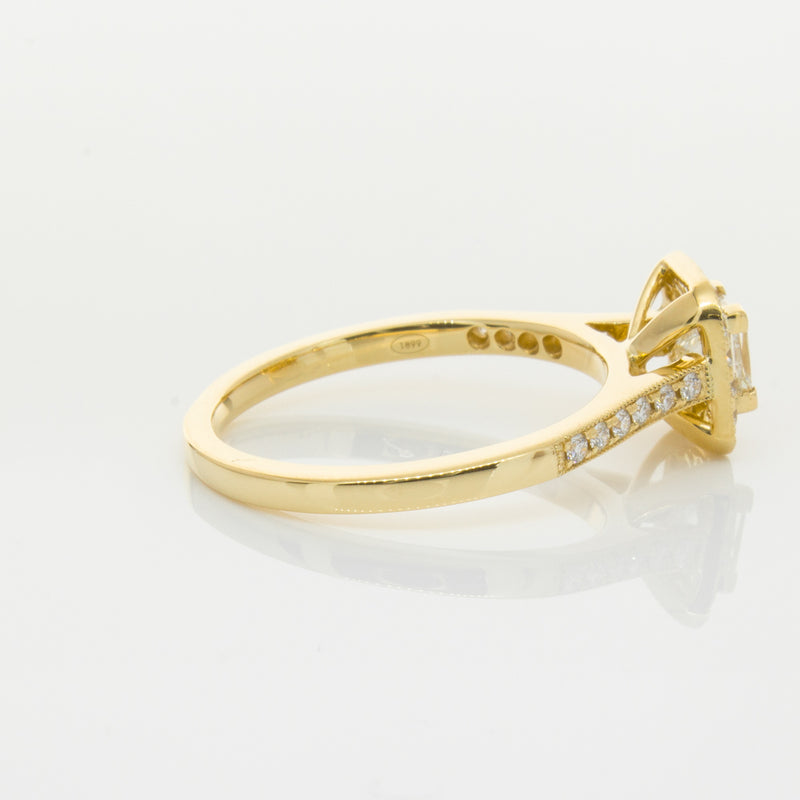 18ct Yellow Gold .50ct Diamond Mandalay Ring-Ring-Walker & Hall