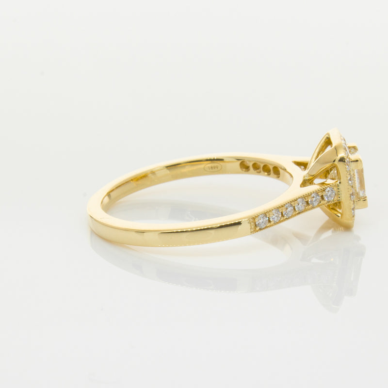 18ct Yellow Gold .50ct Diamond Mandalay Ring-Ring-Walker & Hall