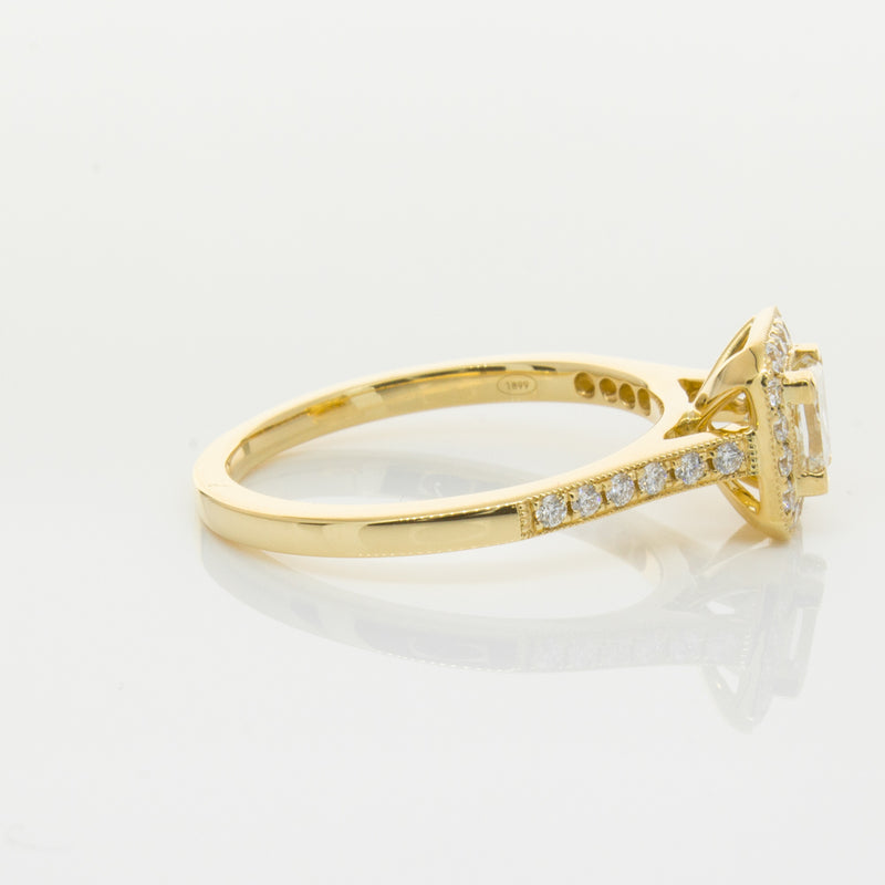 18ct Yellow Gold .50ct Diamond Mandalay Ring-Ring-Walker & Hall