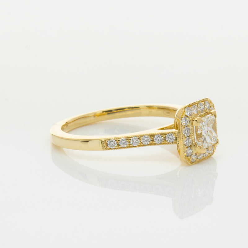 18ct Yellow Gold .50ct Diamond Mandalay Ring-Ring-Walker & Hall