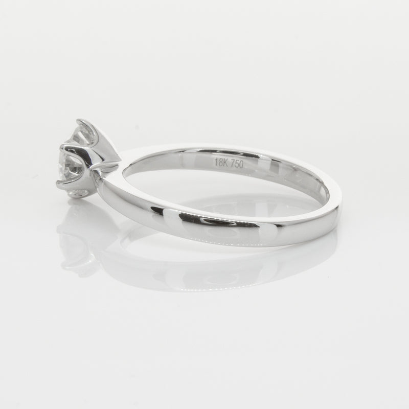 18ct White Gold 1.04ct Diamond Nova Ring-Ring-Walker & Hall