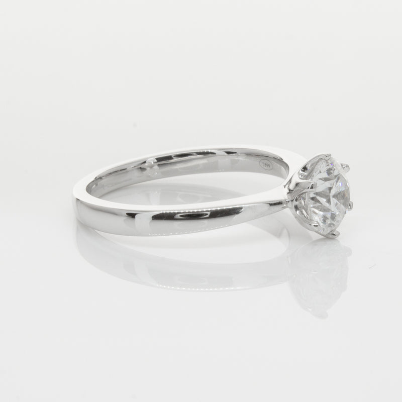 18ct White Gold 1.04ct Diamond Nova Ring-Ring-Walker & Hall