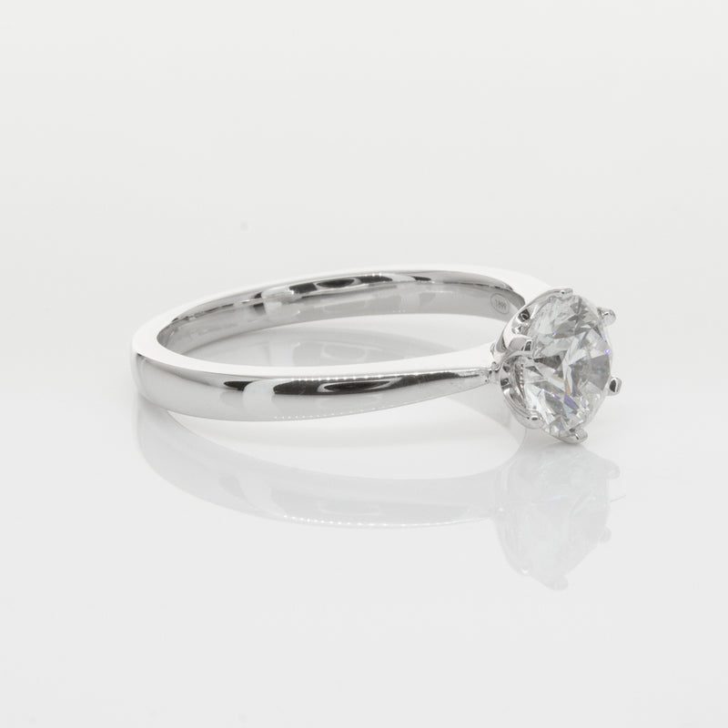 18ct White Gold 1.04ct Diamond Nova Ring-Ring-Walker & Hall