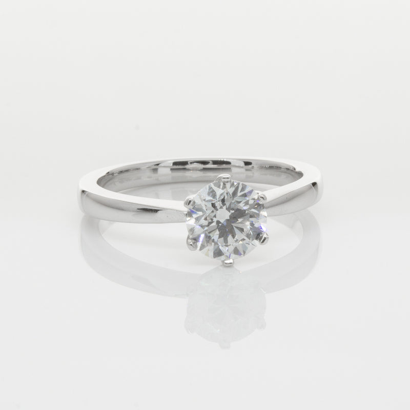 18ct White Gold 1.04ct Diamond Nova Ring-Ring-Walker & Hall