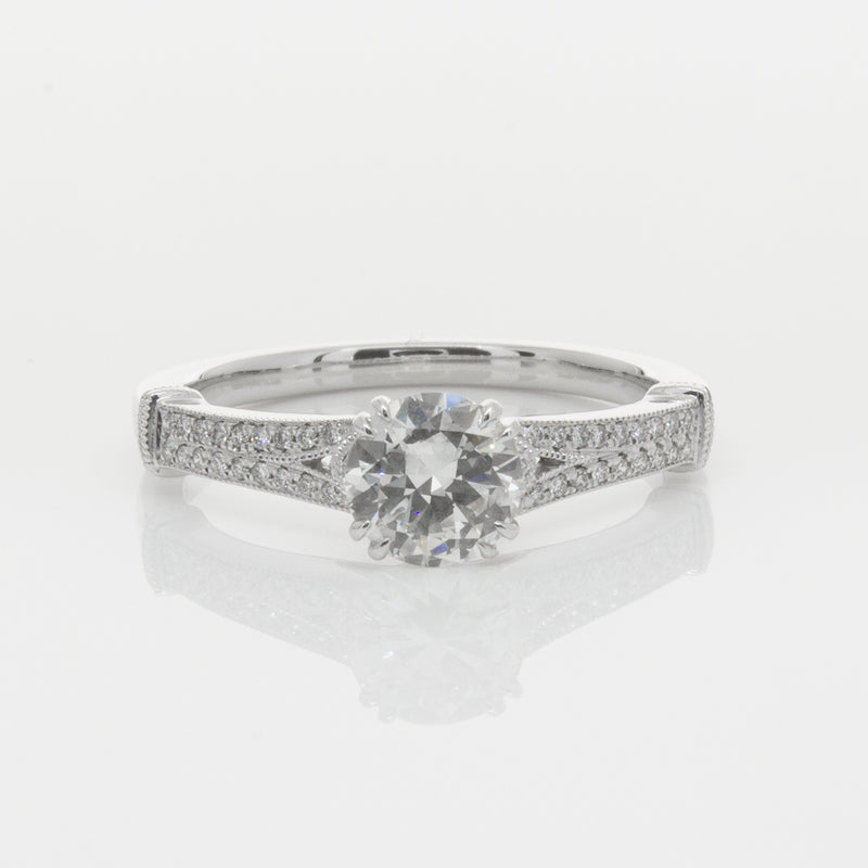 Platinum Diamond Ring-Ring-Walker & Hall