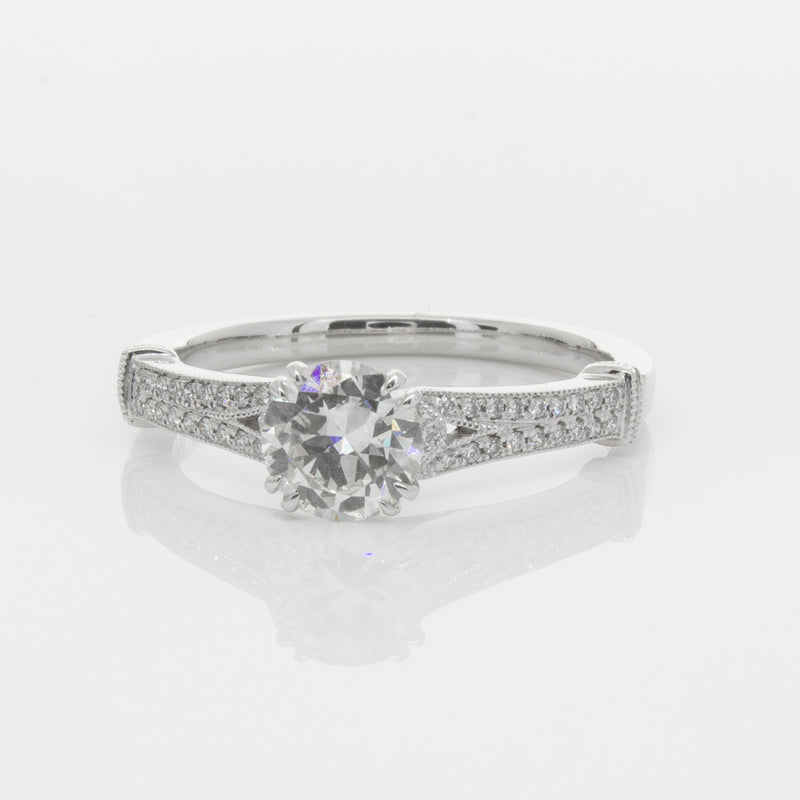 Platinum Diamond Ring-Ring-Walker & Hall