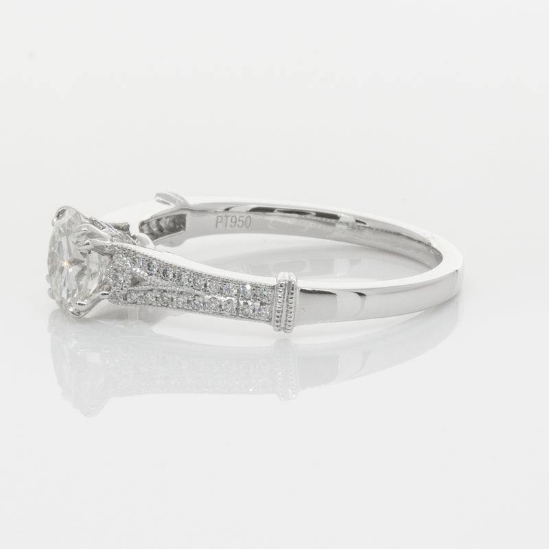 Platinum Diamond Ring-Ring-Walker & Hall